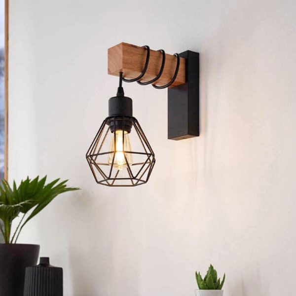 applique murale bois