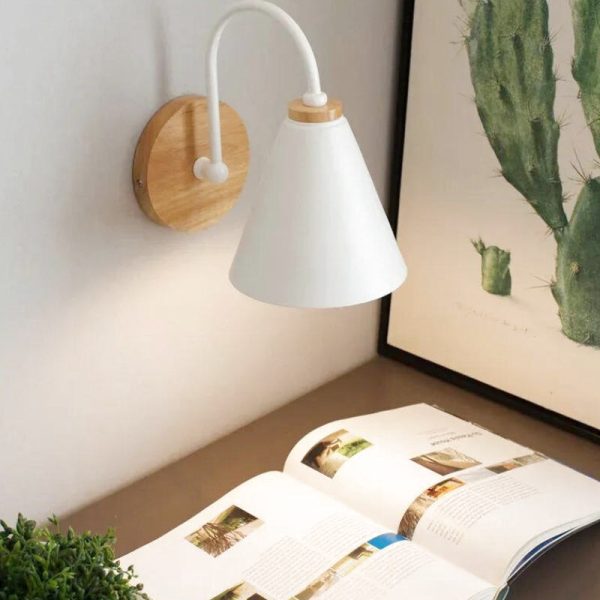 applique murale bois métal