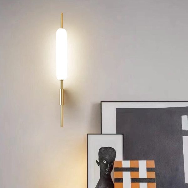 applique murale bronze doré