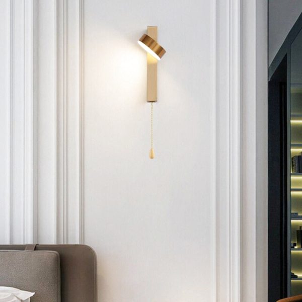 applique murale dorée