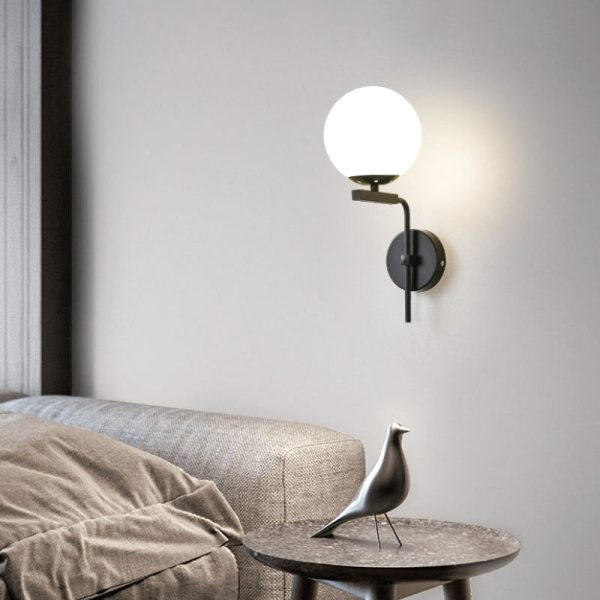 Applique murale élégante en fer forgé