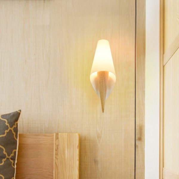 applique murale escalier bois