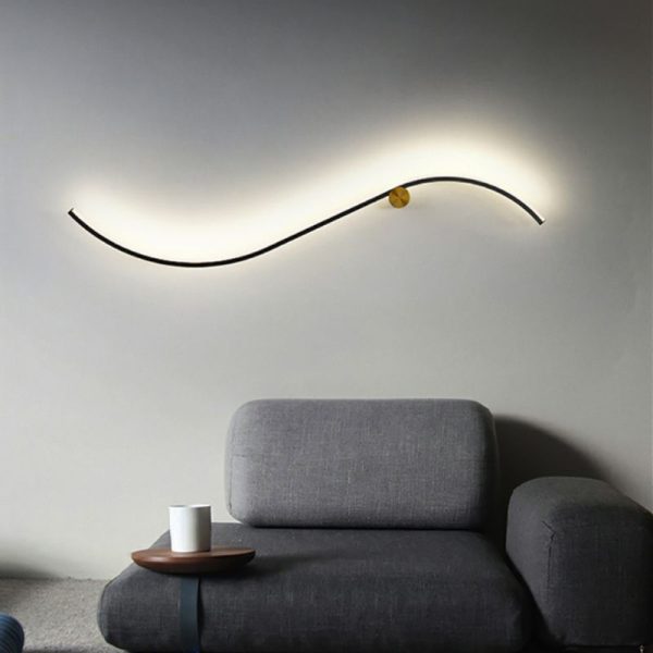 applique murale escalier noir