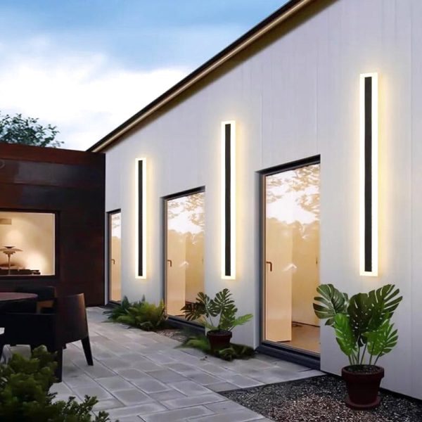 applique murale extérieure longue