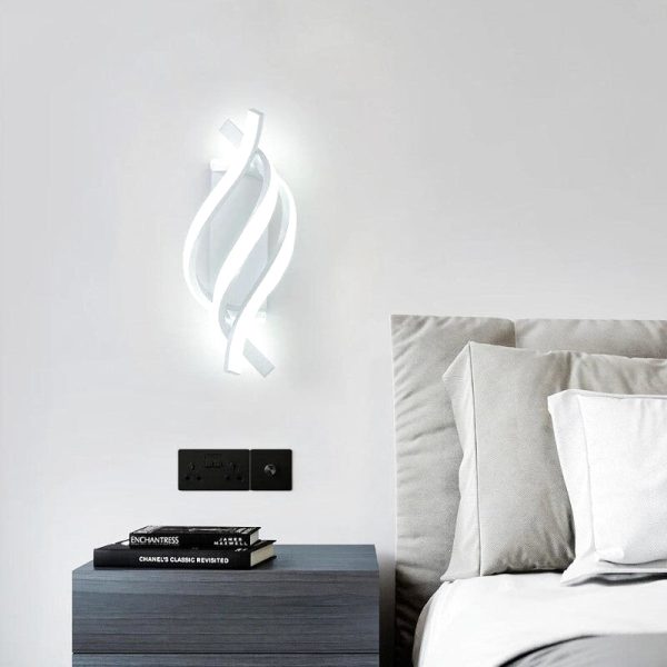 applique murale industrielle blanche