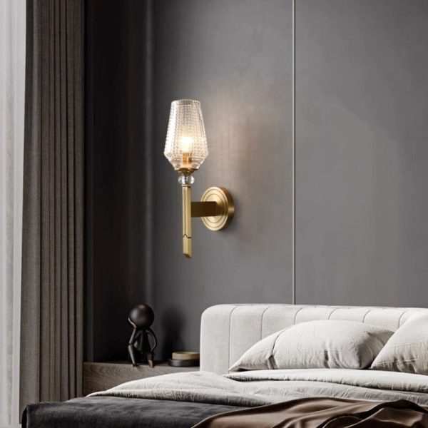 Applique Murale Industrielle Cuivre