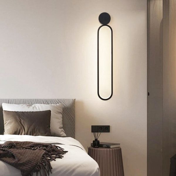 applique murale noir