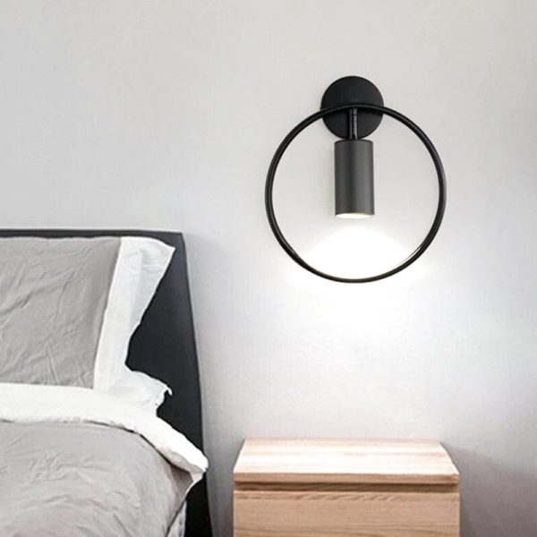 applique murale noir mat