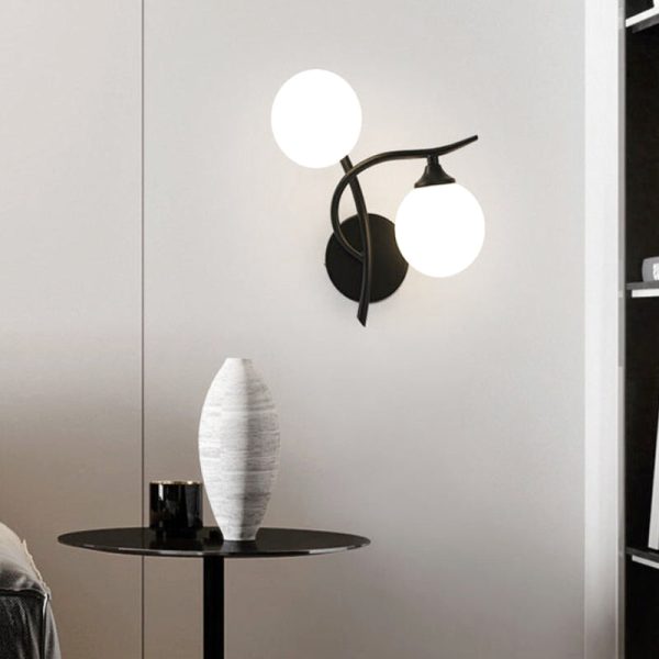 applique murale noire