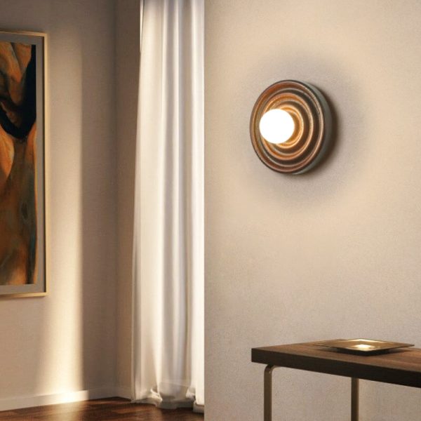 applique murale ronde