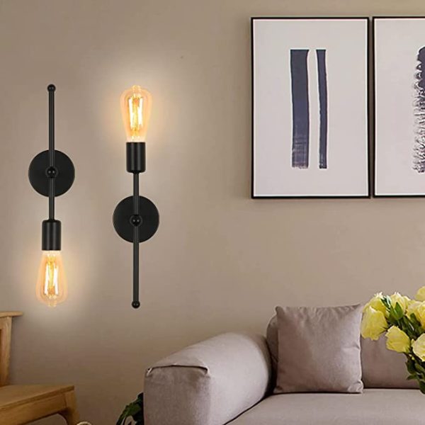 applique murale noire design moderne