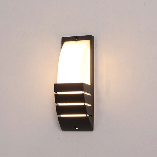 applique murale LED noire extérieure