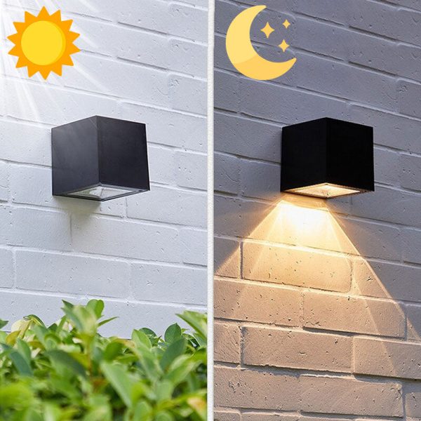 applique murale extérieure LED solaire
