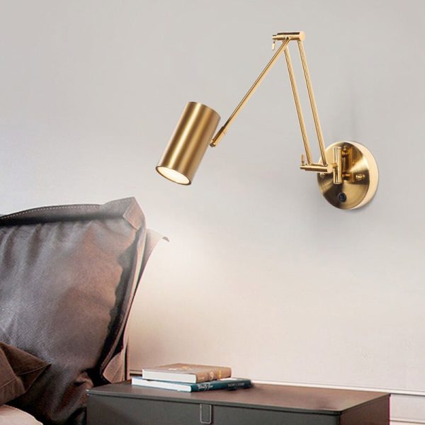 applique murale dorée