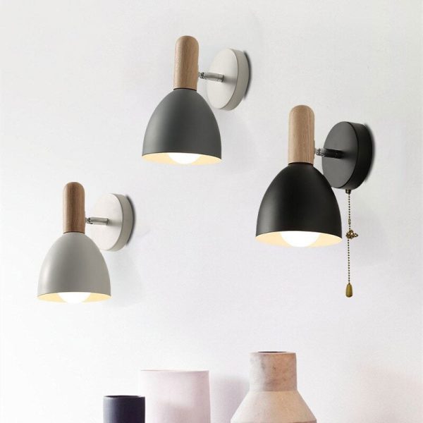 applique murale style scandinave bois